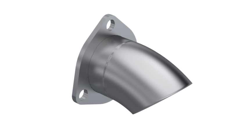 QTP 11250 2.5in Bolt-On QTEC Adjustable Turn Down