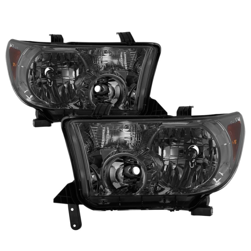 SPYDER 5077356 Xtune Toyota Tundra 07-13 / Toyota Sequoia 08-13 OEM Style Headlights Smoked HD-JH-TTU07-AM-SM