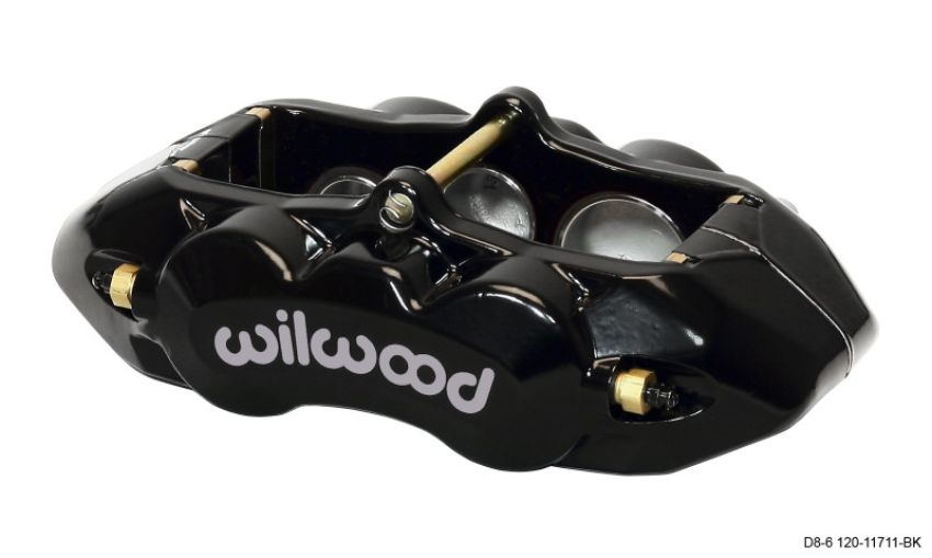 Wilwood 120-11711-BK Caliper-D8-6 R/H Front Black 1.88/1.38/1.25in Pistons 1.25in Disc