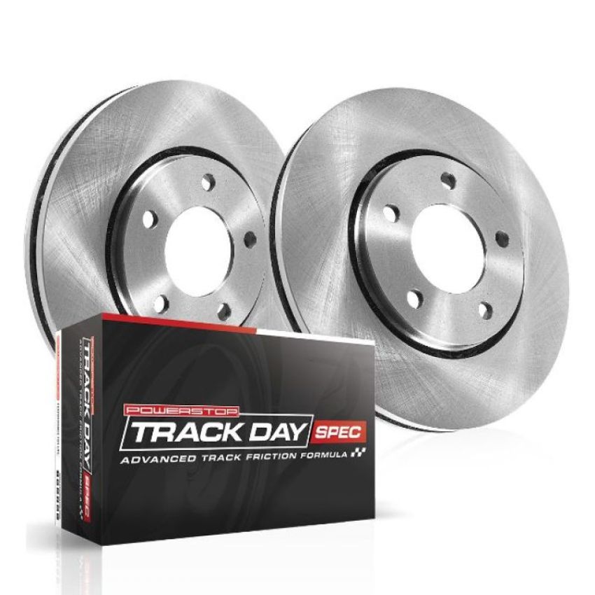 PowerStop TDSK1237 Track Day Spec High-Performance Brake Pad and Rotor Kit