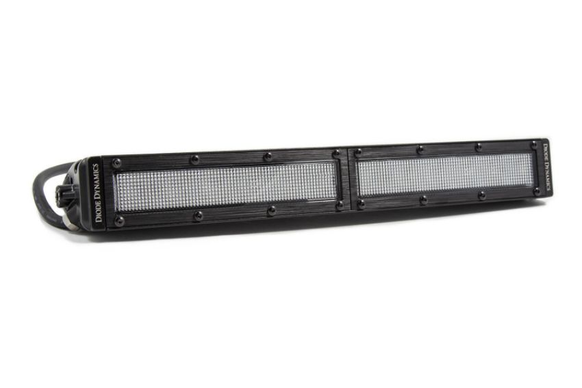 Diode Dynamics DD6033S 12 In LED Light Bar Single Row Straight Clear Flood Each Stage Series