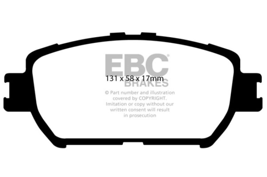 EBC Brakes DP41642R Yellowstuff Street And Track Brake Pads