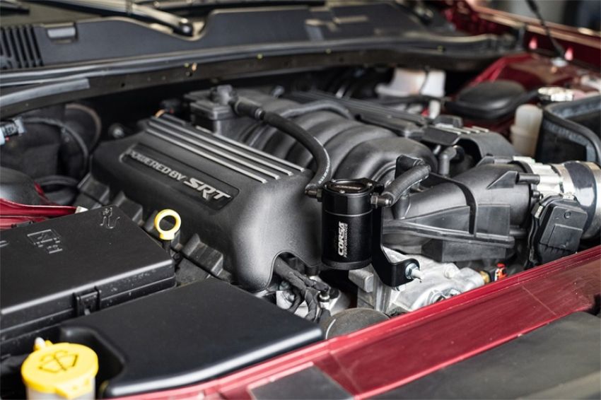 CORSA PERFORMANCE CORCC0013 11-Dodge Challenger 6.4L Catch Can