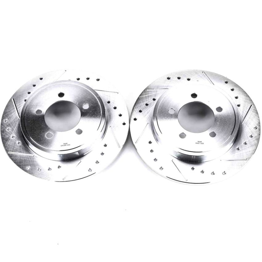 PowerStop AR8587XPR PowerStop Evolution Performance Drilled, Slotted & Plated Brake Rotor Pair