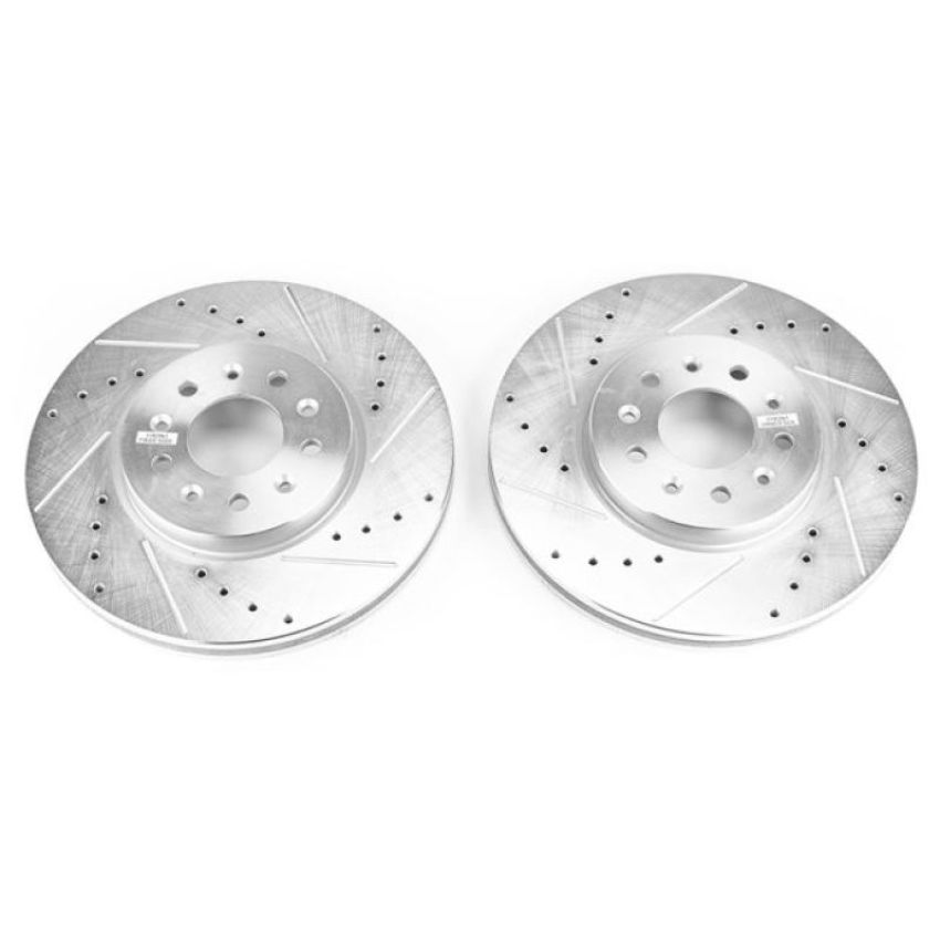 PowerStop AR82194XPR PowerStop Evolution Performance Drilled, Slotted & Plated Brake Rotor Pair