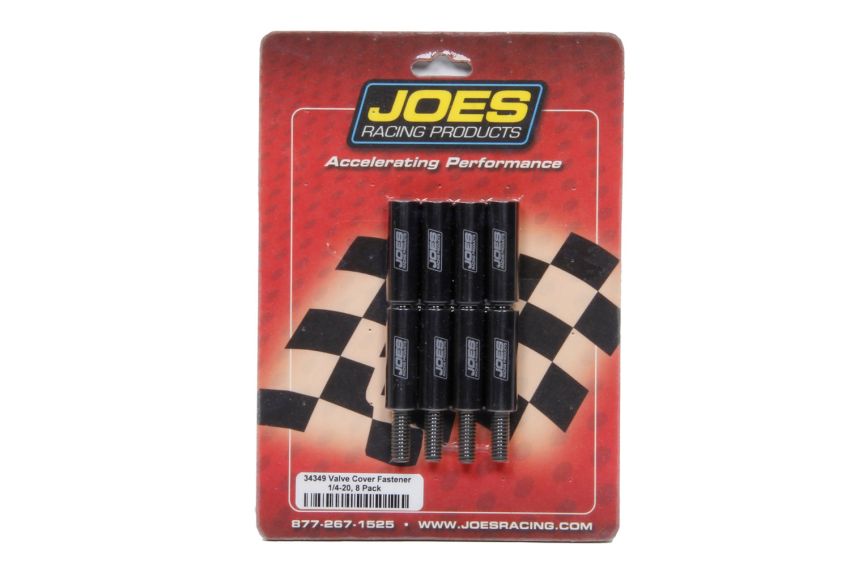 JOES RACING PRODUCTS JOE34349 Aluminum Valve Cover Nut Kit w/ Studs 1/4-20 8pk