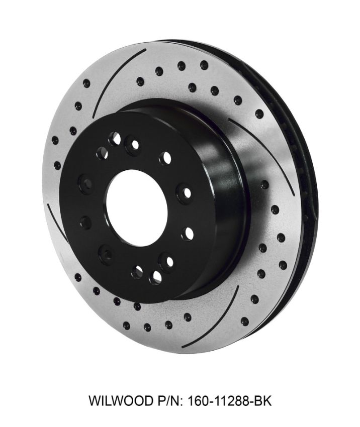 Wilwood 160-11288-BK Rotor-Rear C2/C3 Vette R/H 11.75 x 1.25