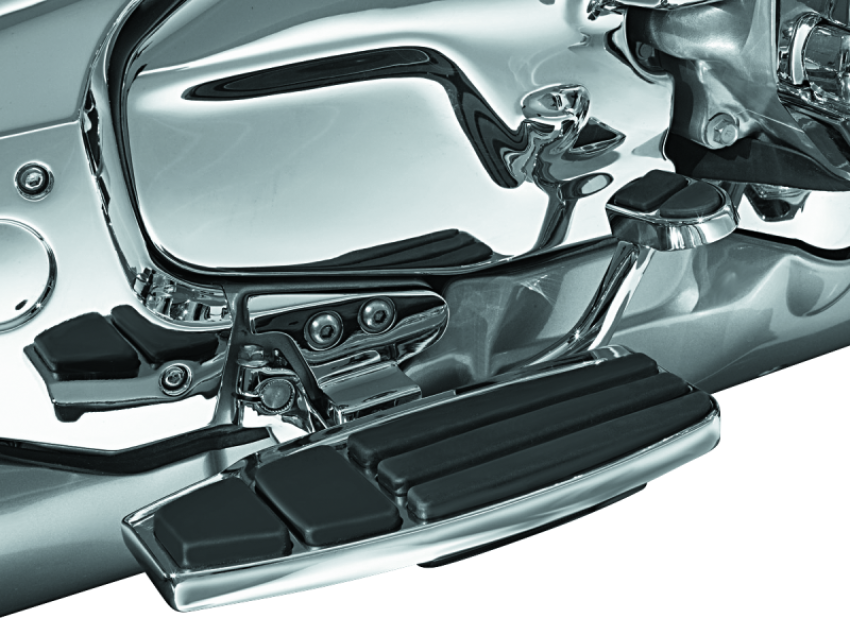 Kuryakyn 4038 Driver Floorboard Kit 01-17 GL1800 Chrome