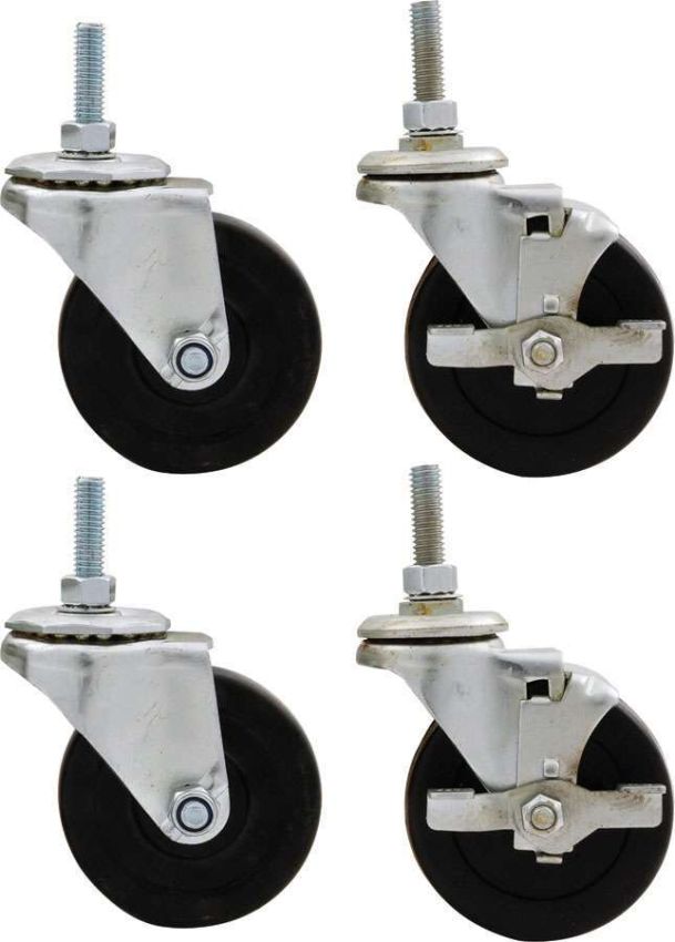 ALLSTAR PERFORMANCE ALL10163 Wheel Kit 3in Standard Duty Locking