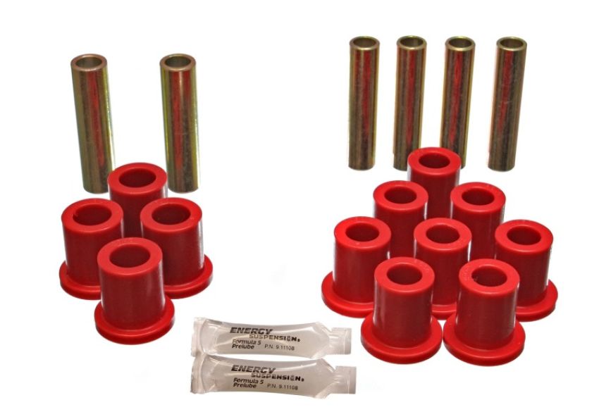 ENERGY SUSPENSION ENE4-2103R Ford Complete Spring & Shackle Set Red