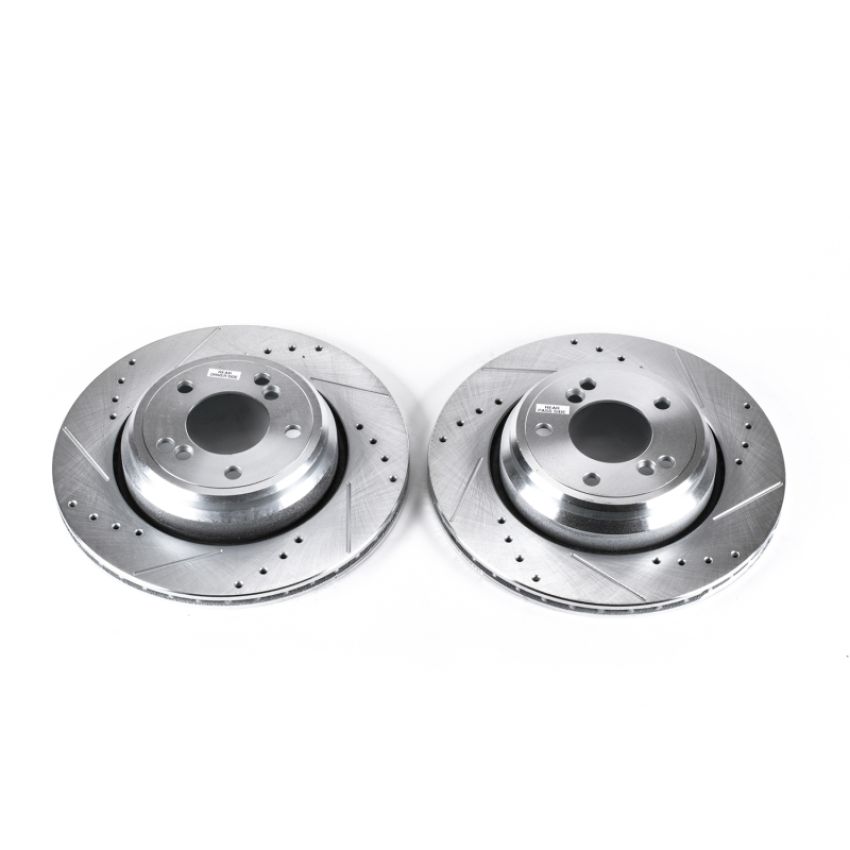 PowerStop EBR666XPR PowerStop Evolution Performance Drilled, Slotted & Plated Brake Rotor Pair