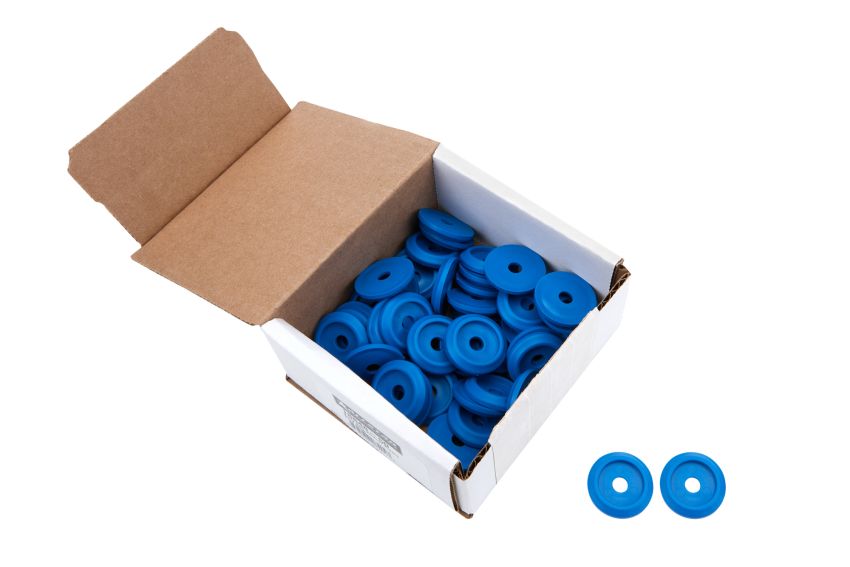 ALLSTAR PERFORMANCE ALL18848-50 Body Bolt Washer Plastic Blue 50pk