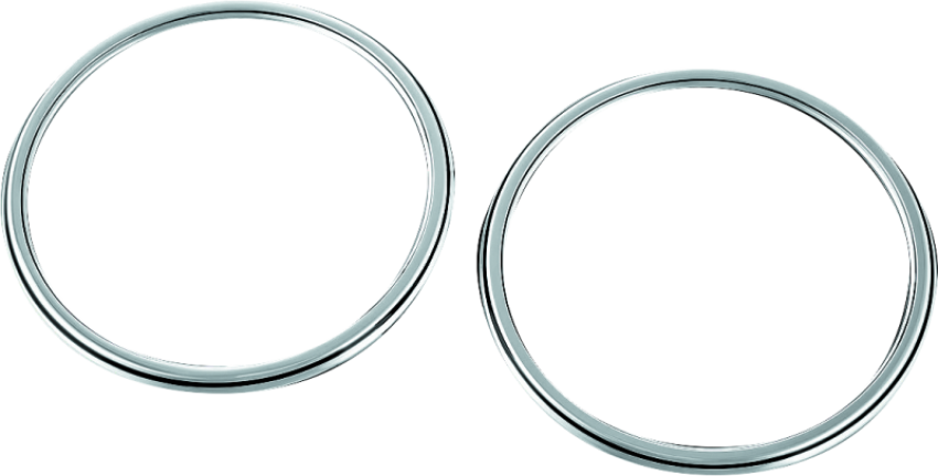 Kuryakyn 7377 Corona Speaker Grills Chrome