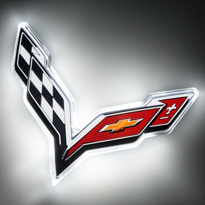 Oracle Lighting 3633-001 White Rear Illuminated Emblem, Single Intensity