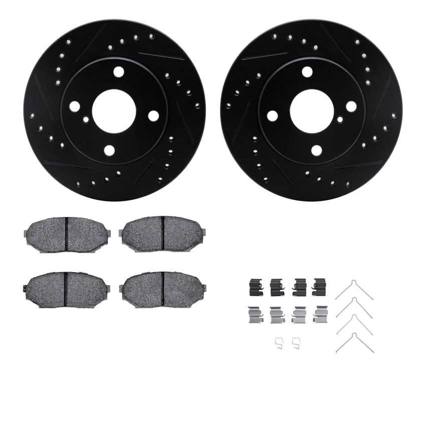 Dynamic Friction 8512-80015 Rotor Kit