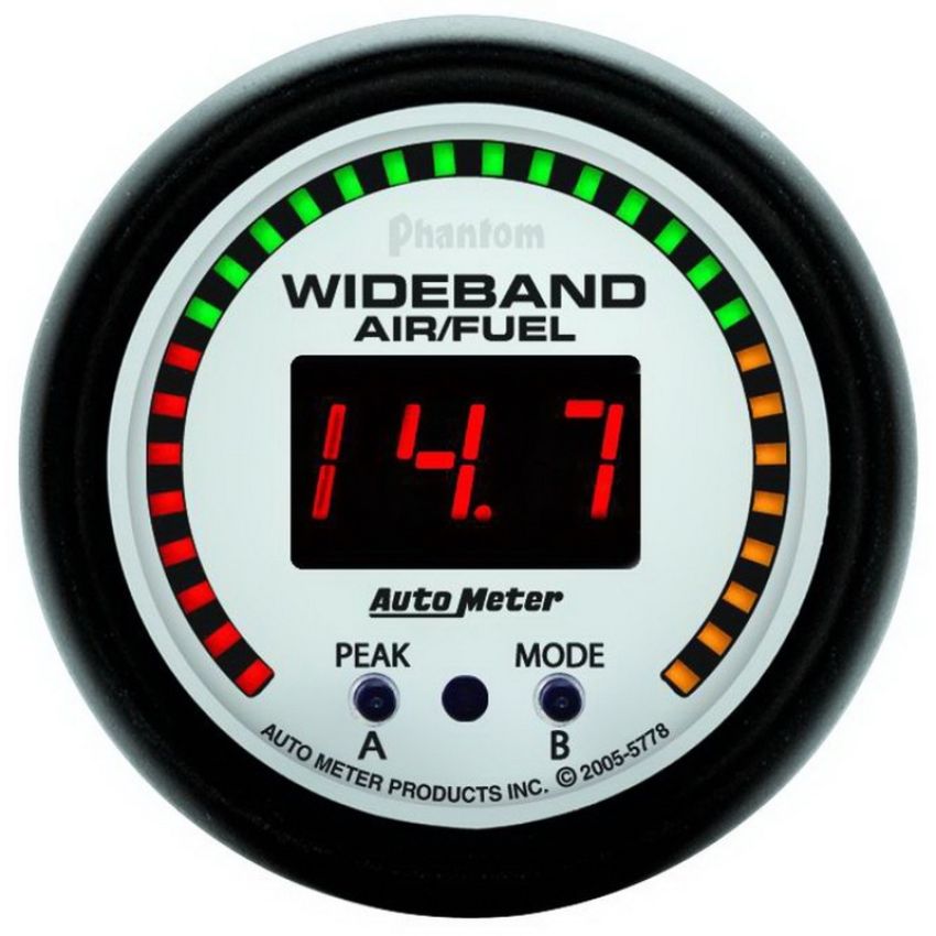 AutoMeter 5778 GAUGE, AIR/FUEL RATIO-PRO, 2 1/16