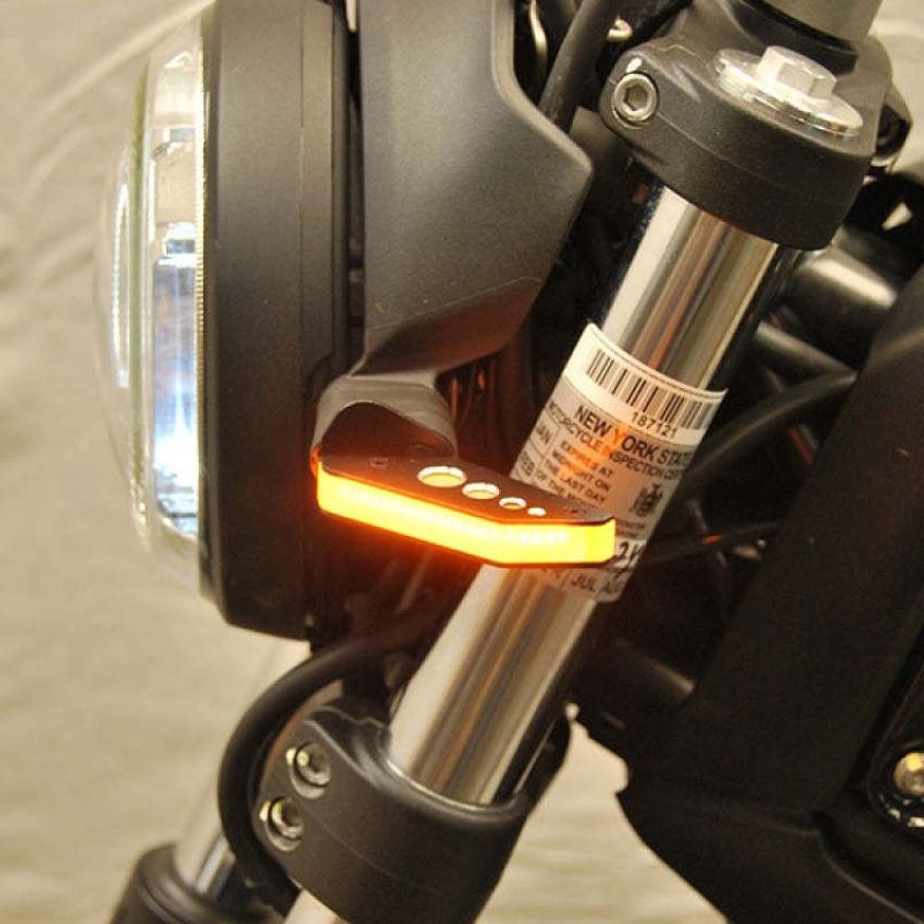 New Rage Cycles CD62-FB 15+ Ducati Scrambler Cafe Racer/Sixty2/Desert Sled Front Turn Signals