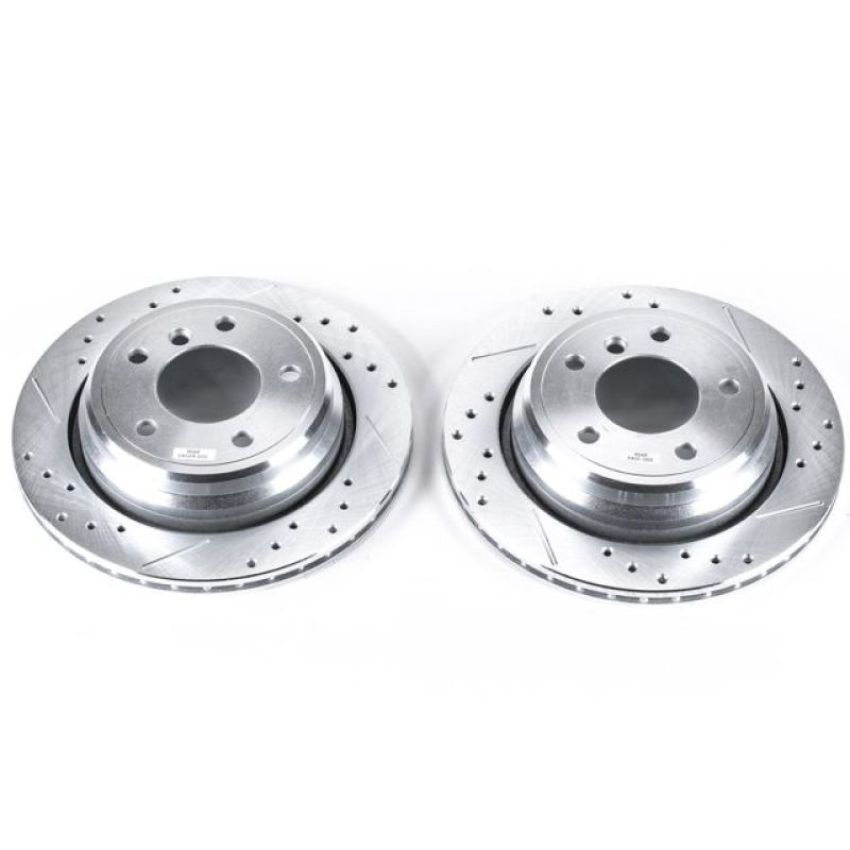 PowerStop EBR497XPR PowerStop Evolution Performance Drilled, Slotted & Plated Brake Rotor Pair