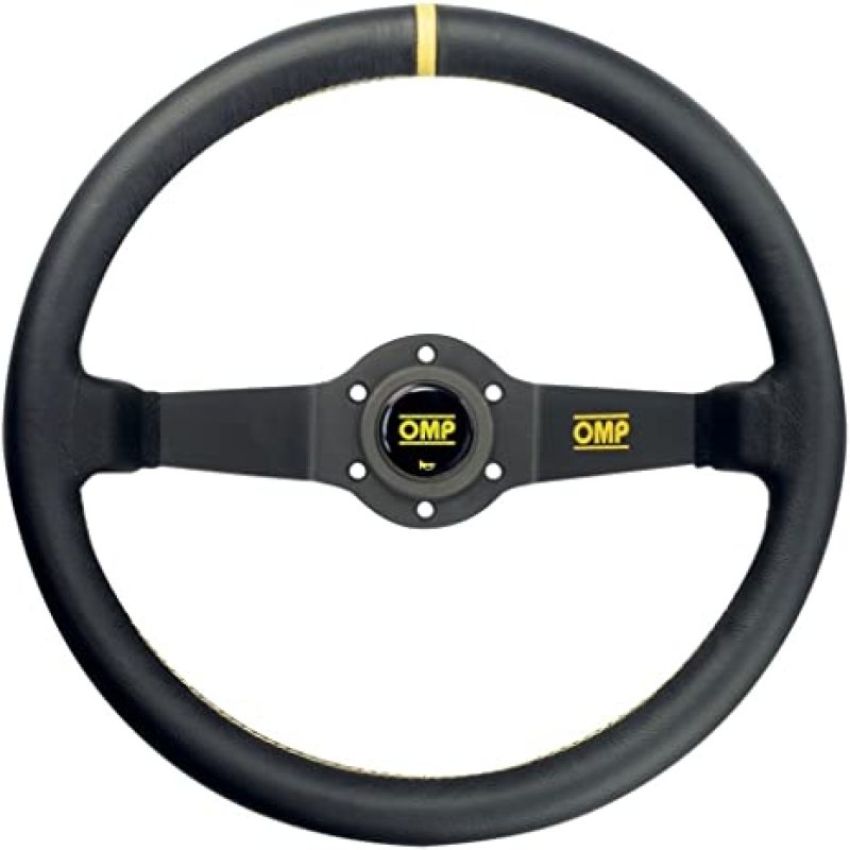 OMP RACING, INC. OMPOD0-1950-071 Rally Steering Wheel Leather