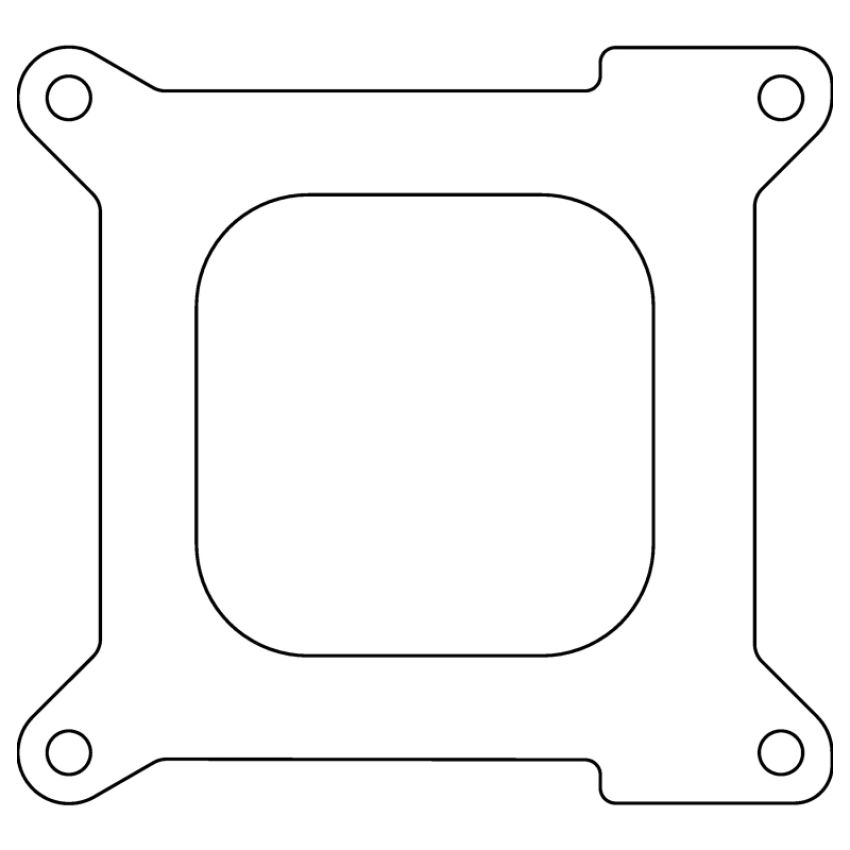 Cometic Gasket C15616 Cometic NASCAR 4 Barrel .047in Fiber Carburetor/Throttle Body Mounting Gasket - Open Plenum