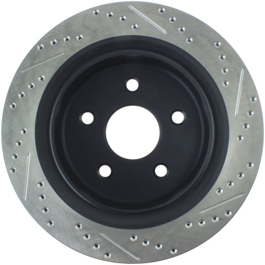 Stoptech 127.67054R Slotted & Drilled Sport Brake Rotor