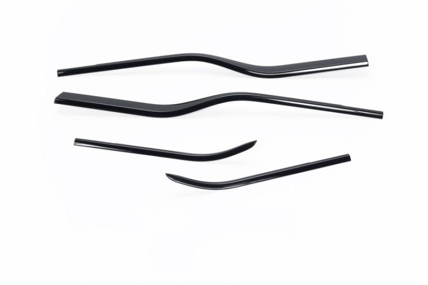 Putco 98564 17-20 Ford SuperDuty - Super Cab w/Towing Mirrors (ABS Window Trim) Tinted Window Trim Accents