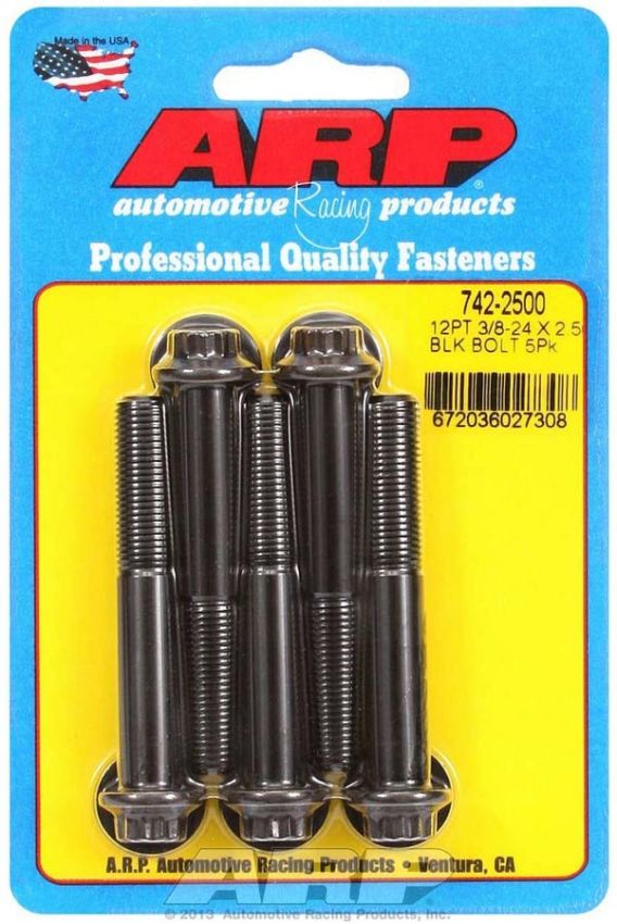 ARP ARP742-2500 Bolt Kit - 12pt. (5) 3/8-24 x 2.500
