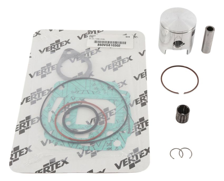 Vertex Pistons VTK22481CD Vertex Piston 98-08 KTM 65 SX 65cc Top End Piston Kit