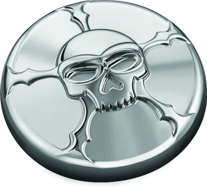Kuryakyn 7358 Zombie Gas Cap Vented Chrome