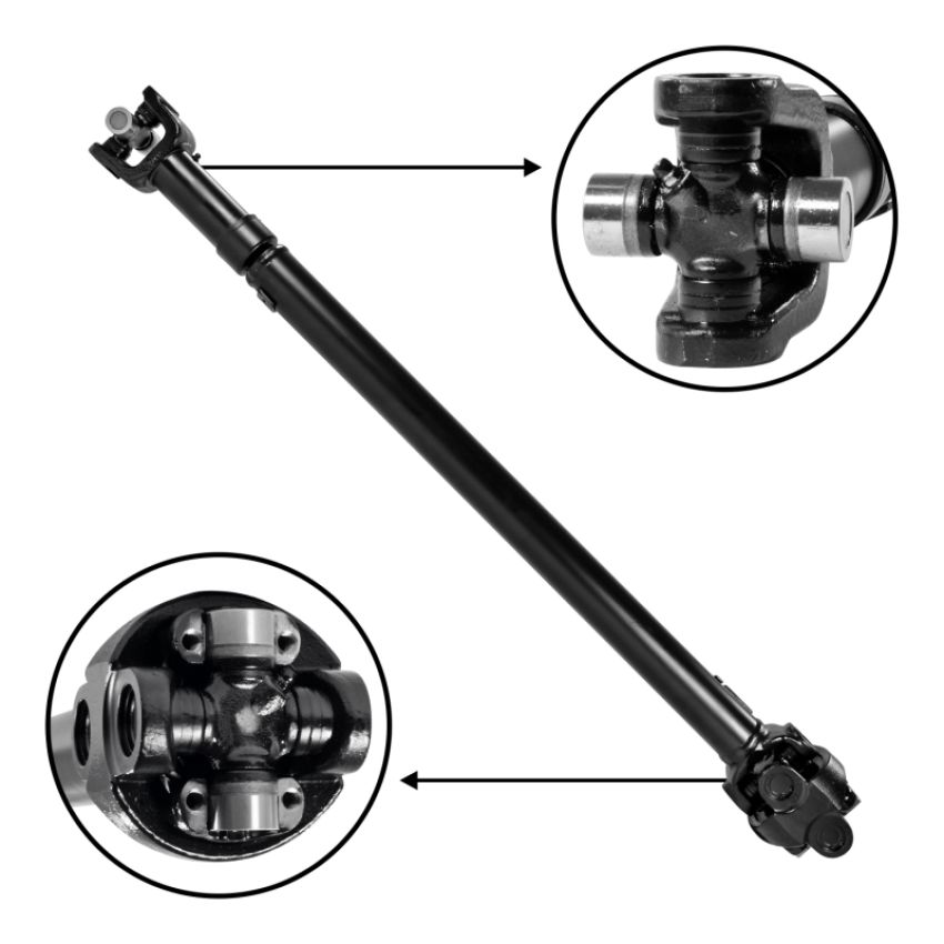 Yukon Gear & Axle ZDS9765 USA Standard Front Driveshaft for Jeep Wrangler 38-1/4in Center to Center