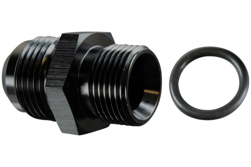 ICT BILLET ICT551208 LS Truck Turbo Oil Drain Pan Adapter -10AN