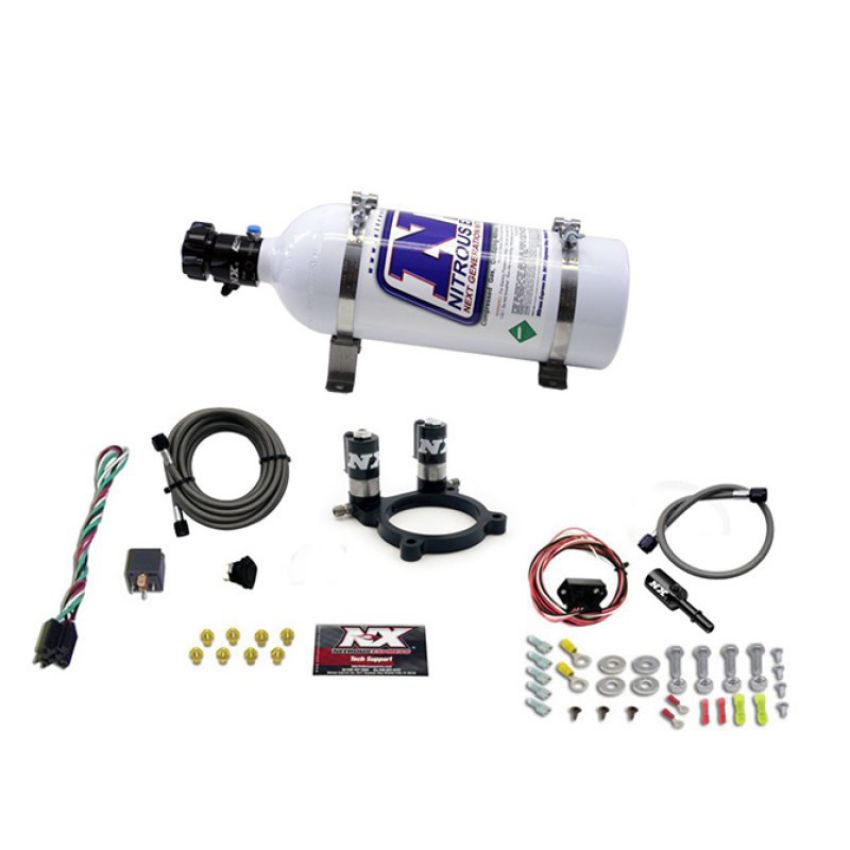 Nitrous Express 20952-05 FORD V6 NITROUS PLATE SYSTEM-3.5L AND 3.7L W/5LB BOTTLE