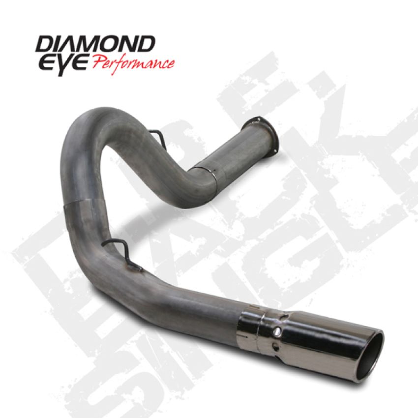 Diamond Eye Performance K5134S Diamond Eye KIT 5in DPF-BACK SGL SS 07.5-08 CHEVY 6 6L 2500/3500 PCKGD BX46X14X14OD EL-PL