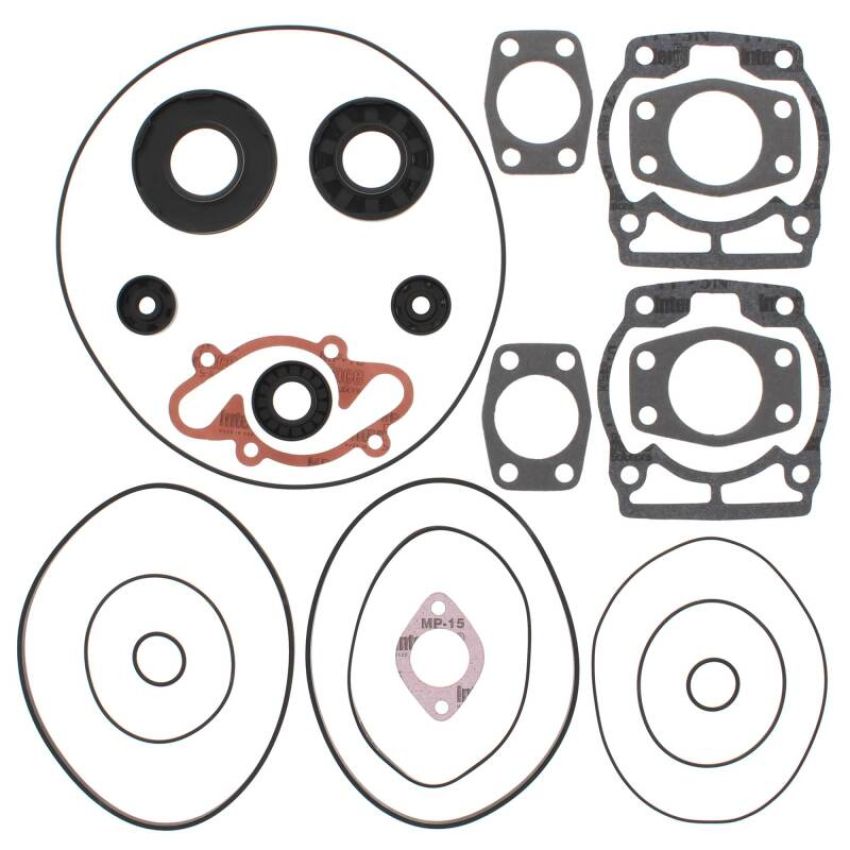Vertex Pistons 711165C Vertex Gaskets 1990 Ski-Doo Formula MX/MX LT Complete Gasket Kit w/ Oil Seals