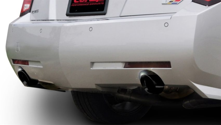 CORSA Performance 14948BLK Corsa 2011-2014 Cadillac CTS Wagon V 6.2L V8 Black Sport Axle-Back Exhaust
