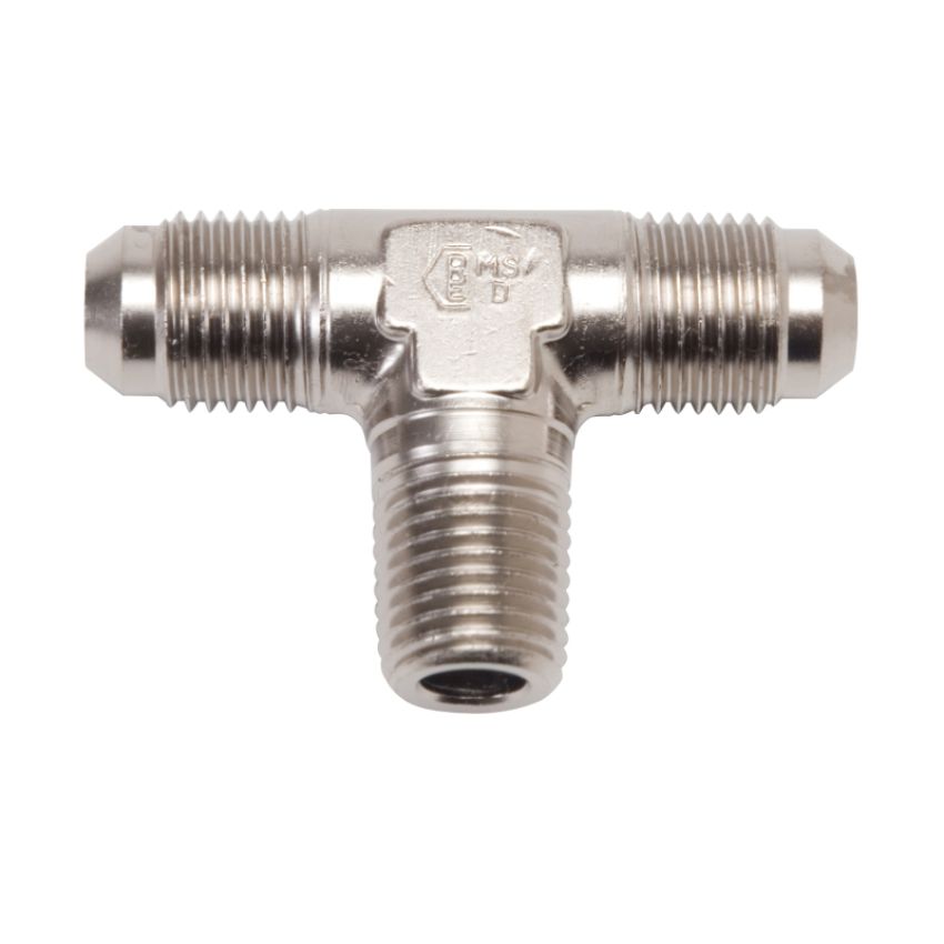 Russell 661061 Performance -3 AN to 1/8in NPT Flare to Pipe Tee Fitting