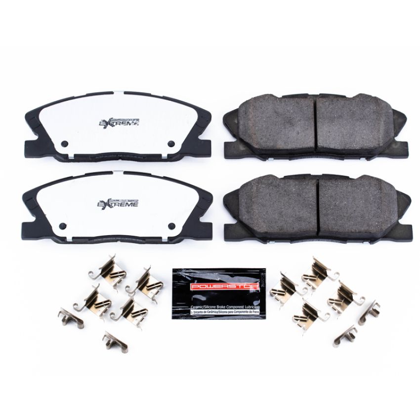 PowerStop Z26-1767 PowerStop - Z26 Performance Carbon-Fiber Ceramic Brake Pads with Hardware Kit