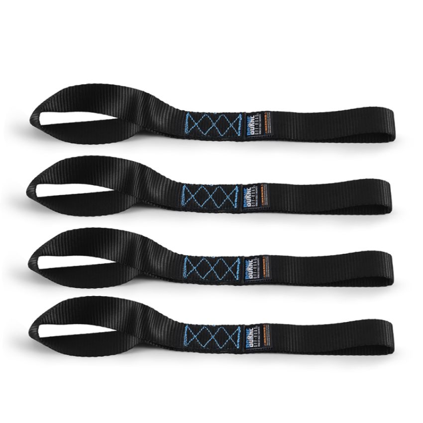 Borne Off-Road BNRTC-SLP-4BK Soft Loop Tie-Down