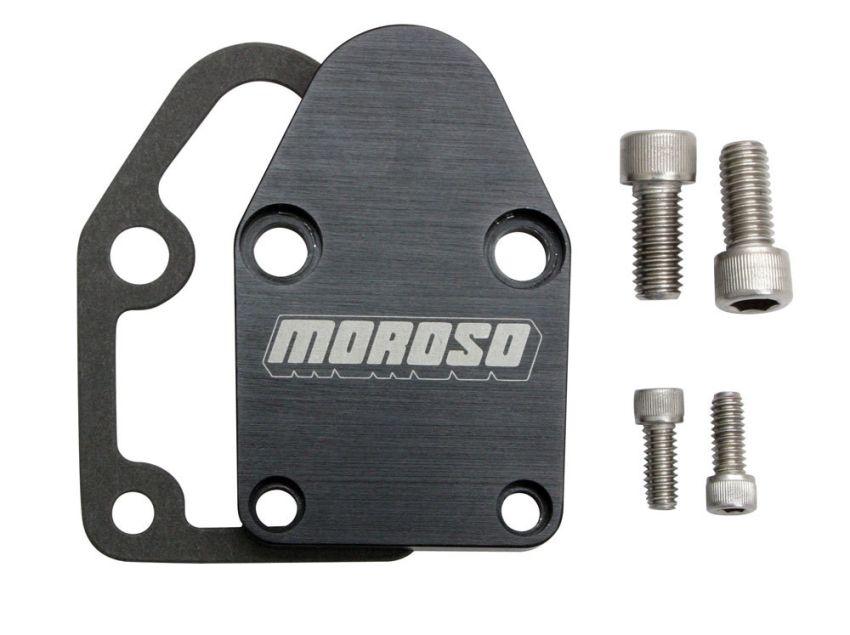 MOROSO MOR65395 Fuel Pump Plate - Billet SBC