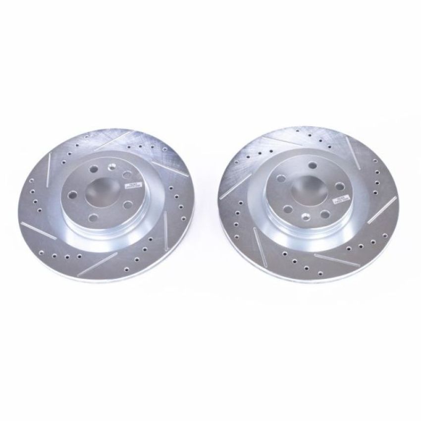 PowerStop EBR1643XPR PowerStop Evolution Performance Drilled, Slotted & Plated Brake Rotor Pair