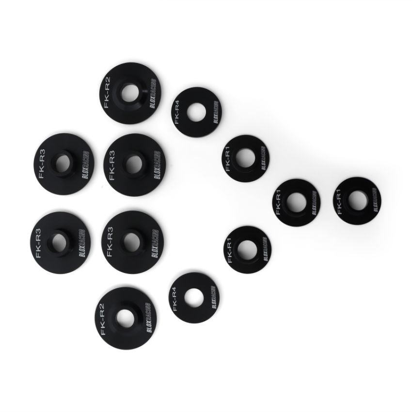 BLOX Racing BXSS-20606 16-21 FK Civic - Rear - 12 Pieces Subframe Hard Collar Kit