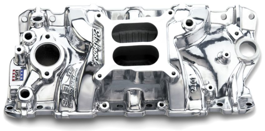 EDELBROCK EDE27011 SBC Performer EPS Manifold - Polished
