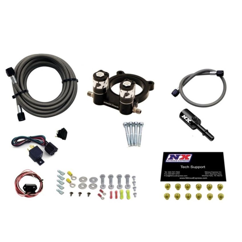 Nitrous Express 20954-00 FORD 4 CYL NITROUS PLATE SYSTEM-2.3L ECOBOOST W/ NO BOTTLE