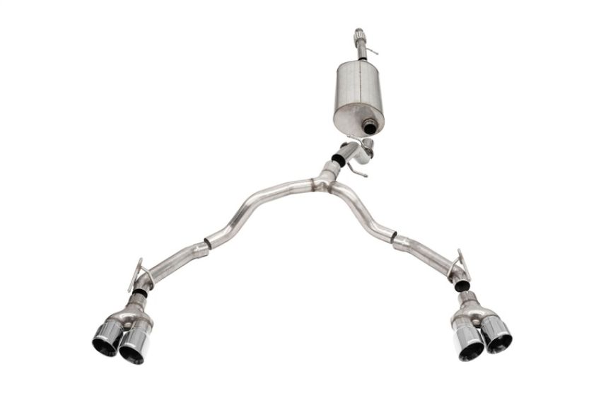 CORSA Performance 21127 Corsa 2021-2024 GM Tahoe/Yukon 5.3L 3in. Catback Exhaust - Twin 4in. Exhaust