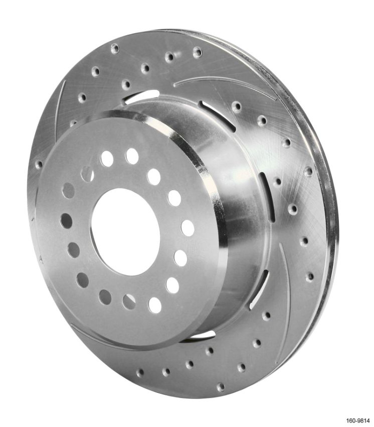 Wilwood 160-9814 Rotor-2.32in Offset-SRP Drill-RH 12.19 x .810 - 5 Lug