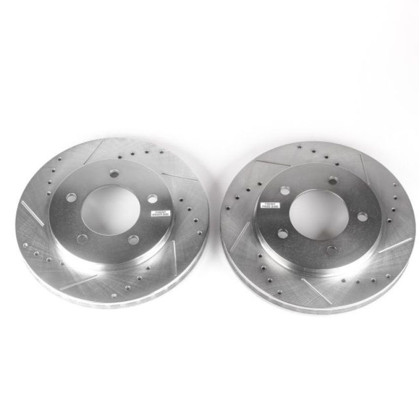 PowerStop AR8558XPR PowerStop Evolution Performance Drilled, Slotted & Plated Brake Rotor Pair