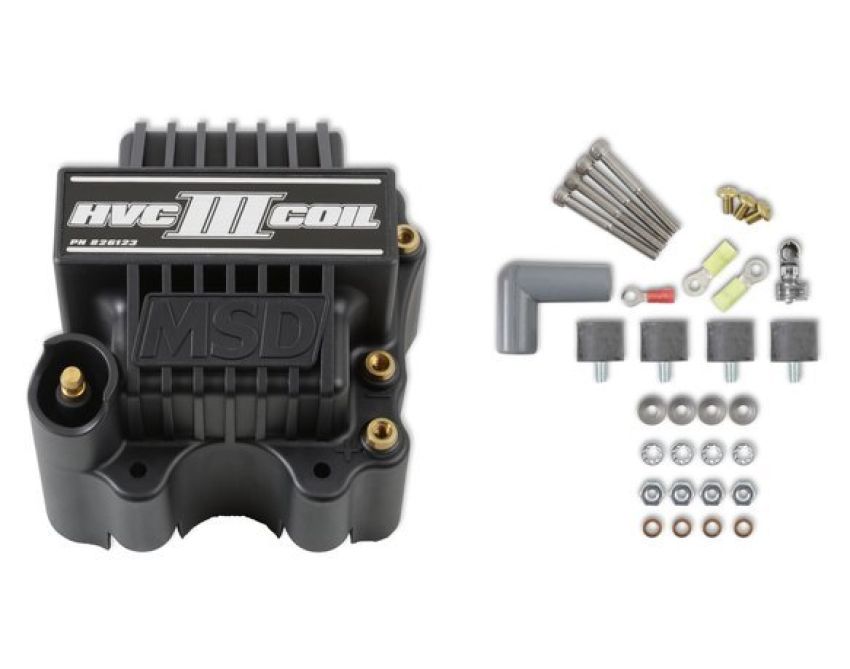 MSD IGNITION MSD826123 HVC III Ignition Coil Black
