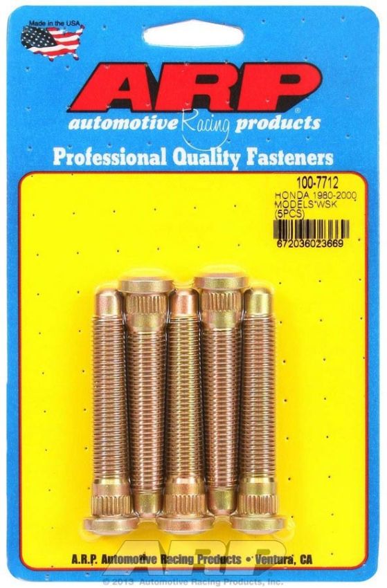 ARP ARP100-7712 Wheel Stud Kit - M12x1.5 2.850/.485 Knurl