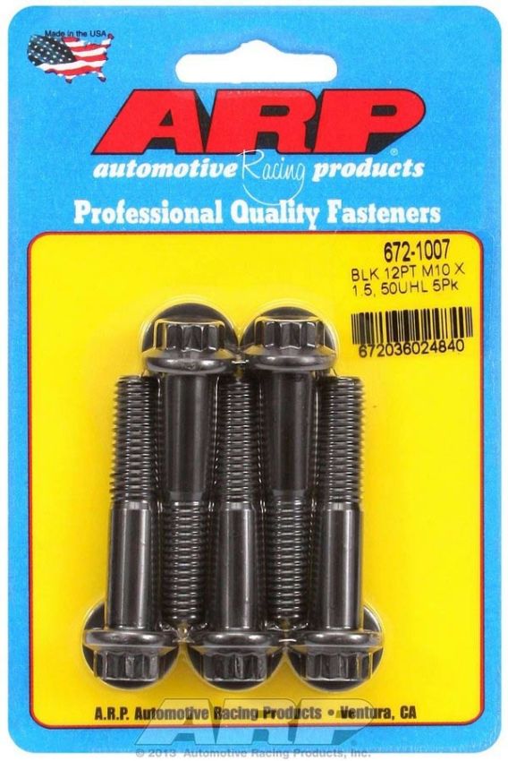 ARP ARP672-1007 Bolt Kit - 12pt. (5) 10mm x 1.5 x 50mm