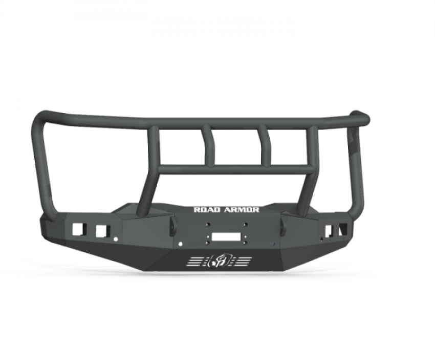 Road Armor 3202F2B 20-22 Chevy 2500 Stealth Front Winch Bumper Titan Guard - Texture Black